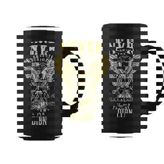 Never Underestimate The Power Of Dillon Personalized Last Name Coffee Mug | Seseable CA