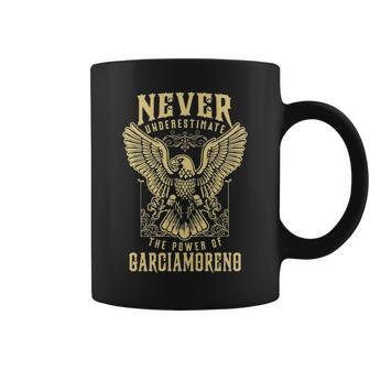 Never Underestimate The Power Of Garciamoreno Personalized Last Name Coffee Mug - Seseable