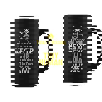 New Dad Military Fathers Day Keep The Tiny Human Alive Coffee Mug - Thegiftio