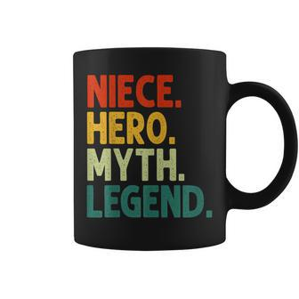 Niece Hero Myth Legend Retro Vintage Nichte Tassen - Seseable