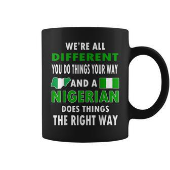 Nigerian T Funny Nigeria Pride Flag Pun Coffee Mug - Seseable