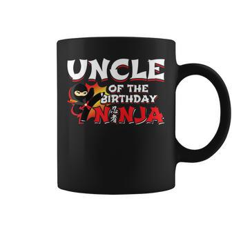 Ninja Birthday Party Uncle Of The Birthday Ninja Coffee Mug | Mazezy