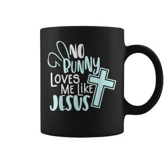 No Bunny Loves Me Like Jesus Christian Easter Resurrection Coffee Mug | Mazezy