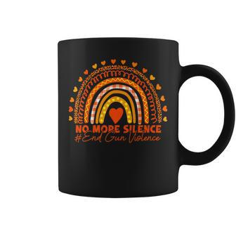 No More Silence End Gun Violence Awareness Day Wear Orange Coffee Mug | Mazezy