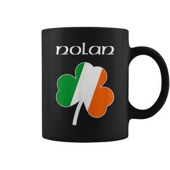 Nolan T Family Reunion Irish Name Ireland Shamrock Coffee Mug - Seseable