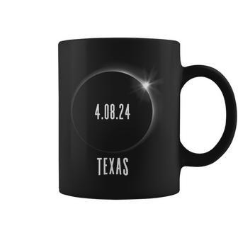 North America Total Solar Eclipse 2024 Texas Usa Coffee Mug | Mazezy
