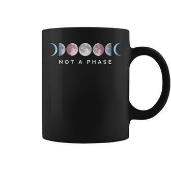 Not A Phase Moon Lgbt Trans Pride Transgender Coffee Mug | Mazezy