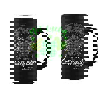 Not Lucky Simply Blessed Christian Shamrock St Patricks Day Coffee Mug - Seseable