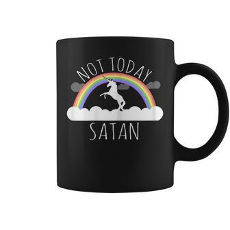 Not Today Satan Coffee Mug | Mazezy