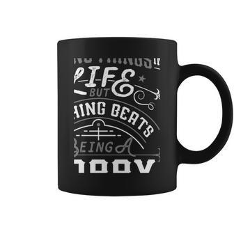 Nothing Beats Being A Poppy Grandpa Fathers Day Men Coffee Mug - Seseable
