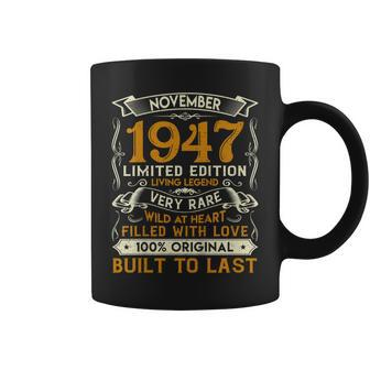 November 1947 Shirt 72 Years Old 72Nd Birthday Gifts Coffee Mug | Mazezy