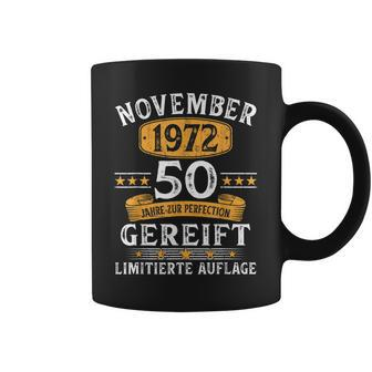 November 1972 Lustige Geschenke Zum 50 Geburtstag Mann Frau Tassen - Seseable