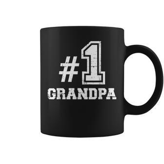Number One No 1 Best Grandpa Gift For Mens Coffee Mug | Mazezy
