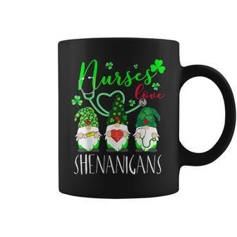 Nurses Love Shenanigans Funny Gnomes Nurse St Patricks Day V2 Coffee Mug - Thegiftio UK