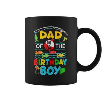 O Fish Ally One Birthday Outfit Dad Of The Birthday Boy Coffee Mug | Mazezy