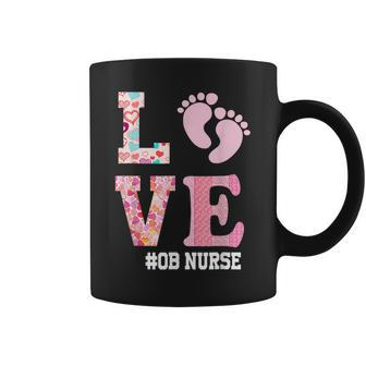Ob Nurse Valentines Day Delivery Labor Nursing Lovers V2 Coffee Mug - Seseable
