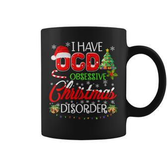 Ocd Obsessive Christmas Disorder Funny Holiday Coffee Mug | Mazezy