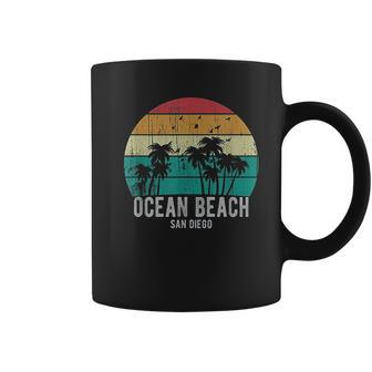 Ocean Beach San Diego Retro California Vacation Souvenir Coffee Mug