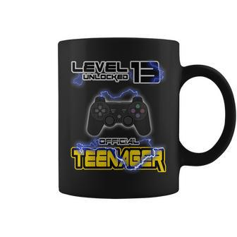 Official Teenager 13Th Birthday Level 13 Unlocked V2 Coffee Mug | Mazezy