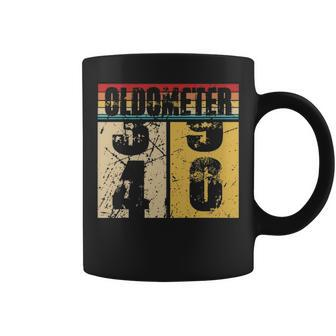 Oldometer 39 40 Funny 40Th Turning 40 Birthday Gift Coffee Mug - Seseable