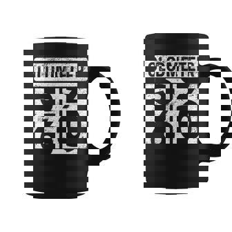 Oldometer Odometer Funny 60Th Birthday Gift 60 Yrs Old Joke Coffee Mug - Seseable