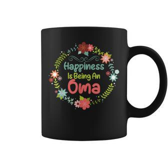Oma Mothers Day Happiness Is Being An Oma Design Coffee Mug - Thegiftio UK