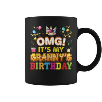 Omg Its My Granny Birthday Happy Gift Vintage Perfect Kid Coffee Mug - Seseable