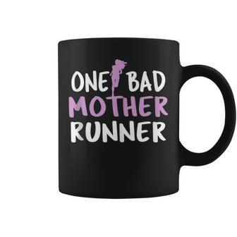 One Bad Mother Runner - Mothers Day Marathon 5K Coffee Mug - Thegiftio UK