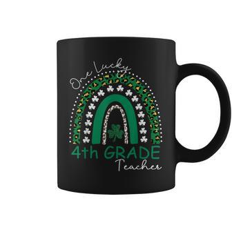 One Lucky 4Th Grade Teacher St Patricks Day 2022 Womens Coffee Mug - Thegiftio UK