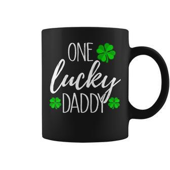 One Lucky Dad Matching St Patricks Day T Shirt Coffee Mug | Mazezy