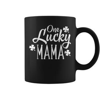 One Lucky Mama Clover Women Shirt St Patricks Day Mom Mother Coffee Mug | Mazezy DE