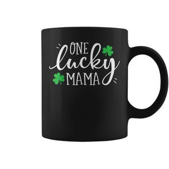 One Lucky Mama St Patricks Day Women Mom Mother Shamrock Coffee Mug | Mazezy AU