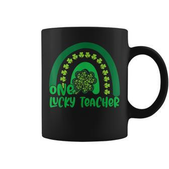 One Lucky Shamrock Teacher St Patrick’S Day Appreciation Coffee Mug - Seseable