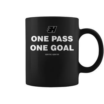 One Pass One Goal Gift For Mens Coffee Mug - Thegiftio UK