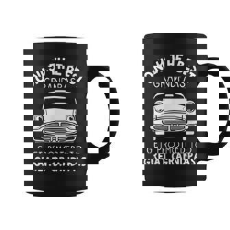 Only The Best Grandpas Get Promoted To Great Grandpa Car Gift For Mens Coffee Mug | Mazezy