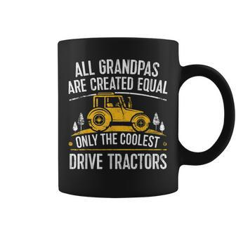 Only The Coolest Drive Tractors Farmer Grandpa Gifts Farming Gift For Mens Coffee Mug | Mazezy