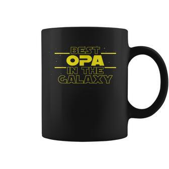 Opa Gifts Best Opa In The Galaxy Funny Star Best Opa Ever Gift For Mens Coffee Mug - Seseable