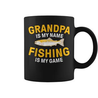 Opa Ist Mein Name Angeln Ist Mein Spiel Opa Fishing Tassen - Seseable