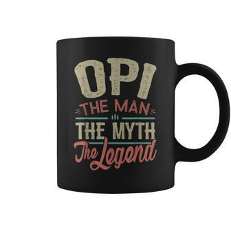Opi From Grandchildren Opi The Myth The Legend Gift For Mens Coffee Mug - Seseable