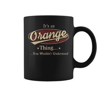 Orange Personalized Name Gifts Name Print S With Name Orange Coffee Mug - Seseable
