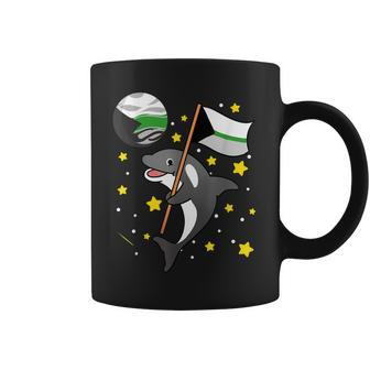 Orca In Space Demiromantic Pride Coffee Mug | Mazezy