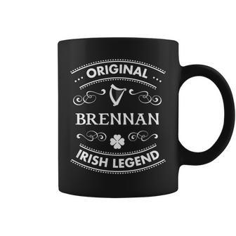 Original Irish Legend Brennan Irish Family Name Coffee Mug - Seseable