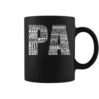 Pa Dad Grandpa Word Cloud Fathers Day Gift Gift For Mens Coffee Mug | Mazezy