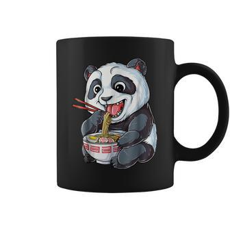 Panda Eating Ramen T Kawaii Giant Japanese Noodle Gift Coffee Mug | Mazezy