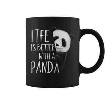 Panda Lovers Life Is Better With A Panda Bear Coffee Mug - Seseable
