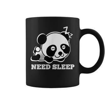 Panda Sleep Nigh Pajamas Pyjamas Nightdress Loungwear Coffee Mug - Seseable