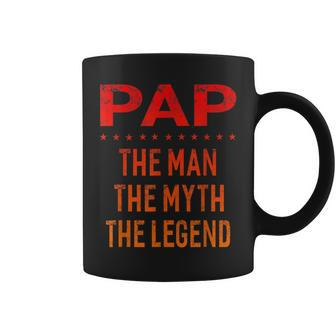 Pap The Man Der Mythos Die Legende Grandpa Men Tassen - Seseable
