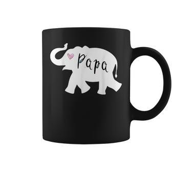 Papa Africa Elephant  Father Matching For Dad Gift For Mens Coffee Mug