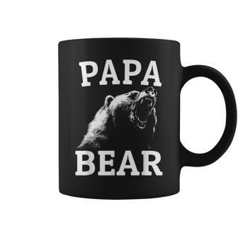 Papa Bear Great Gift For Dad Father Grandpa Gift For Mens Coffee Mug | Mazezy