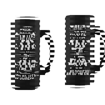 Papa For Grandpa Funny I Have Two Titles Dad And Papa Coffee Mug - Seseable